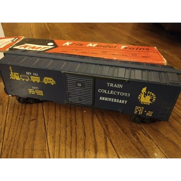 Kris TCA 1971 METCA Jersey Central & Lehigh Valley 62587 flag w/Box - Picture 2 of 10